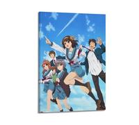 ZEUDFBSA The Melancholy of Haruhi Suzumiya Anime Poster Poster Decorative Painting Canvas Wall Posters And Art Picture Print Modern Family Bedroom Decor Posters 24x36inch(60x90cm)