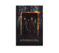 ZEUDFBSA TV Series Supernatural Season 12 Poster Poster Decorative Painting Canvas Wall Posters And Art Picture Print Modern Family Bedroom Decor Posters 24x36inch(60x90cm)