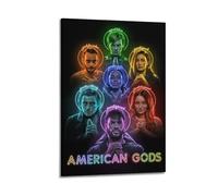 ZEUDFBSA TV Show American Gods Season 3 Poster Poster Decorative Painting Canvas Wall Posters And Art Picture Print Modern Family Bedroom Decor Posters 24x36inch(60x90cm)
