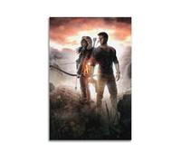 ZEUDFBSA Uncharted Nathan Drake Poster Poster Decorative Painting Canvas Wall Posters And Art Picture Print Modern Family Bedroom Decor Posters 24x36inch(60x90cm)