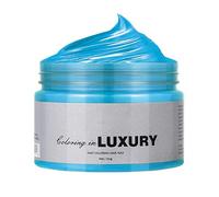 Zeugnis Gift 9 Colours Temporary Hair Wax Colour Wax Coloured Hair Dye Colour Wax Hair Gel Colour Washable Natural Instant Hair Wax Colour DIY Hair Clay Suitable for Children Boys and (Blue, One Size)