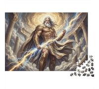 Zeus 1000 Piece Jigsaw Puzzle,Adults & Kids 14+,Impossible Challenge,Gift Idea Greek Mythology,Home Wall Decor,Premium Cardboard,Educational Toy,Stress Relief 52x38cm