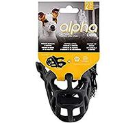 ZEUS Alpha TPR Muzzle for Small Dogs, Comfort Fit Design Prevents Biting, Barking and Chewing, Black