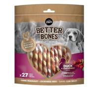 Zeus Better Bones Wrapped Twists Dog Treats Food Snack Chicken Duck Lamb 27pk