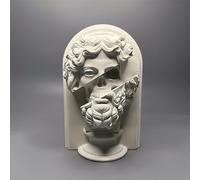 Zeus Bust Greek Roman God King Olympian Zeus Statue Sculpture Gypsum Figure, Modern Home Decoration and Collection Sketch Practice DIY Art