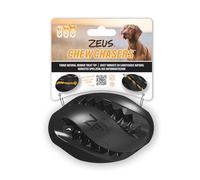 Zeus ChewChasers Treat Rugby Ball Black for Dogs - 12.5cm