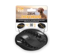 Zeus ChewChasers Treat Rugby Ball Black for Dogs - 12.5cm