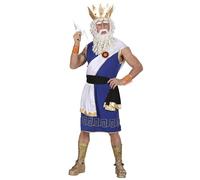 Zeus Costume Extra Large for Toga Party Rome Sparticus Fancy Dress