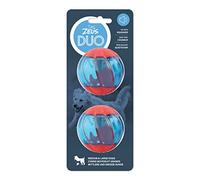 Zeus Duo Ball with Squeaker Dog Toy - 6.3cm
