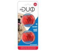 Zeus DUO Ball Dog Toy with Squeaker - Large - 2 Pack