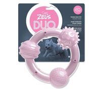 Zeus Duo Coconut Scented Tri-Ring Dog Toy - 15cm
