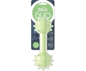 ZEUS DUO DOG TOYS TOUGH SUPER SCENTED PLAY CHEW TOYS BAOCN BONE STICKS DUMBBELLS