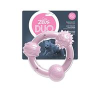 Zeus Duo Coconut Scented Tri-Ring Dog Toy - 15cm