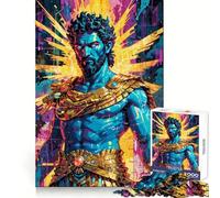 Zeus︰ Electric Divinity Jigsaw 1000 Pieces for Teenagers Thinking Skill Mindful Escape Neat Edges (38x26cm)