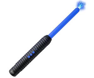 ZEUS ELECTROSEX Shock Rod E-Stim Zapping Wand for Men, Women, & Couples. Two Level of Pinpoint Shock, Easy Grip Handle, Sensory Play, 1 Piece, Blue.