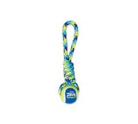 Zeus Fitness Tennis Ball Rope Tug Dog Toy