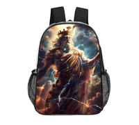 Zeus God Greek Mythology Clear Backpack Stadium Events Transparent Bag PVC