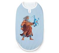 Zeus God of Thunder Gr od Dog Shirts Patterned Pet Clothes Tank Top Sleeveless T-Shirt for Cats Puppy L