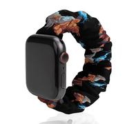 Zeus God of Thunder Greek God Scrunchie Watch Bands Soft Elastic Replacement Wristband Compatible with Apple Watch 42mm/44mm