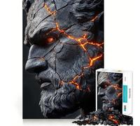 Zeus Greek God Jigsaw Puzzles1000 Pieces Cognitive Train Fun Flawless Interlocking Pieces Birthday Gift Brain Teaser Toy (50x75cm)