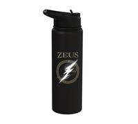 Zeus Gr od Lightning Symbol Stainless Steel Insulated Water Bottle