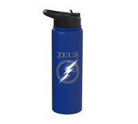 Zeus Gr od Lightning Symbol Stainless Steel Insulated Water Bottle