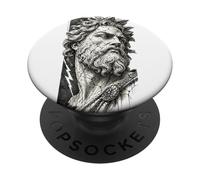 Zeus Gr od Sketch Classical Mythology Art PopSockets Adhesive PopGrip