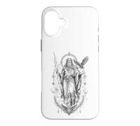 Zeus Gr od Thunder Lightning Eagle Mythology Artwork Case for iPhone 16 Plus