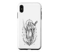 Zeus Gr od Thunder Lightning Eagle Mythology Artwork Case for iPhone XS Max