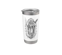 Zeus Gr od Thunder Lightning Eagle Mythology Artwork Stainless Steel Insulated Tumbler