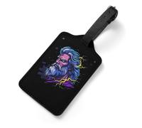 Zeus Gr od with Thunder Travel Luggage Tags for Suitcases Baggage Bag Label