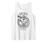 Zeus Gym Athletic Department Funny Greek God Workout Muscle Tank Top