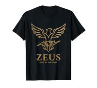 Zeus King Gods Golden Eagle Lightning Bolt Greek Mythology T-Shirt