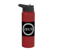 Zeus King of The Gods Ancient Greece Stainless Steel Insulated Water Bottle