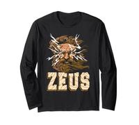 Zeus Lightning Wrath Greek God Mythology Thunder Power Long Sleeve T-Shirt