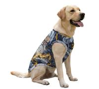 Zeus Mythology Thunder Cloud Dog Clothes Sleeveless Pet Vest Cute Costume Coat Tee Jacket for Large Dogs