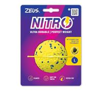 Zeus NITRO Dog Ball for Large Dogs, Durable Rubber Fetch Dog Toy, 7.6cm