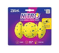 Zeus Nitro Weighted Grip Ball for Dogs - 12.4cm