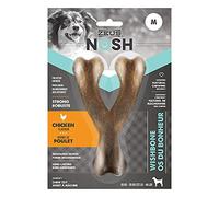 Zeus Dog Chew Bone NOSH STRONG Chicken Flavour Wishbone Medium