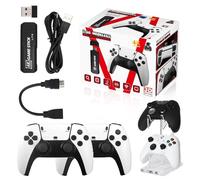 Zeus Retro Gaming Console, Zeus Retro 4K Gaming Stick, retro gaming console, HDMI Output,Plug And Play Video Game Stick Built In 20000+ Games Wireless Controllers (64G(With Handle bracket))
