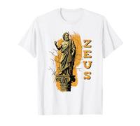 Zeus Statue Greek Mythology God Retro Ancient Greece T-Shirt