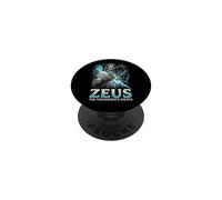 Zeus The Thunderer's Wrath Greek Mythology King PopSockets Adhesive PopGrip