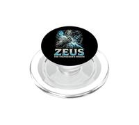 Zeus The Thunderer's Wrath Greek Mythology King PopSockets PopGrip for MagSafe