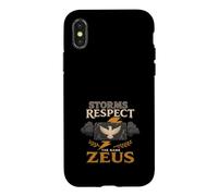Zeus Thunderbolt Greek Mythology Olympus Gift Case for iPhone X/XS