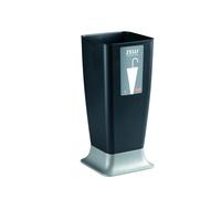 Zeus Umbrella Stand Anthracite Base Taupe Gray 25X55X25 Cm Stefanplast