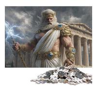 Zeus Wooden Jigsaw Puzzles Adults Fun 500 Piece Education Game Stress Relief Toy Intellectual Game Home Decoration Relaxation And Intelligence 500pcs (52x38cm)