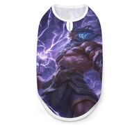 Zeus1 Greek God with Thunder Funny Dog Vest Cute Sleeveless Pet Shirt Pullover Cats T-Shirts Tank Tops L