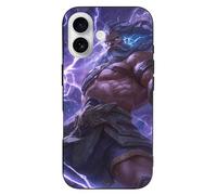 Zeus1 Gr od with Thunder Novelty Phone Cases Cover Compatible with iPhone 16/16 Plus/16 Pro/16 Pro Max/16 E