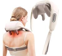 Zevon Massagers for Neck and Shoulder with Heat, Neck Massager, Shiatsu Neck and Back Massager with Heat Electric Shoulder Massagers, Deep 5D Kneading Simulated Manual Massage