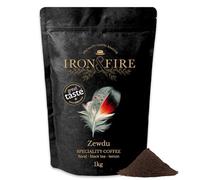 Zewdu Specialty Blend 1kg Pour Over Grind - Light Roast, Award-Winning African Coffee with Floral, Black Tea & Lemon Notes - Perfect for Pour Over & Drip Coffee - IRON & FIRE